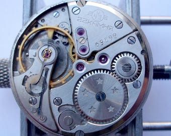 2809 Wostok Precision Servised RUNS & Keep Time watch movement 4 WATCHMAKERS - Parts
