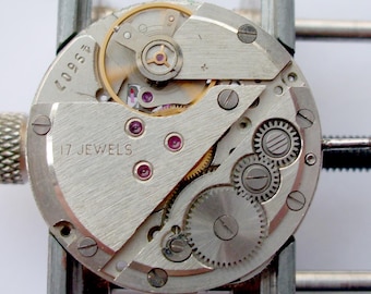 2609 POLJOT Servised RUNS & Keep Time watch movement for WATCHMAKERS - Parts