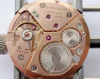 PESEUX  P 330  Runs Servised - Swiss watch movement 4 WATCHMAKERS - Part