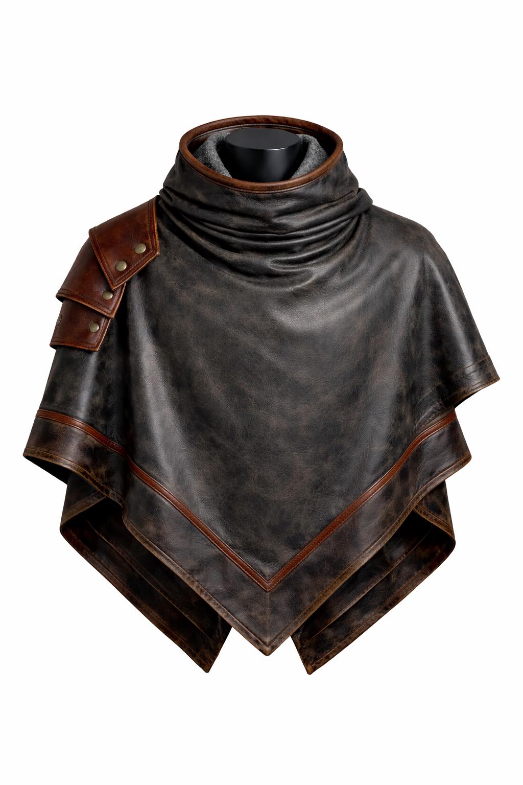 Leather poncho - Etsy 日本