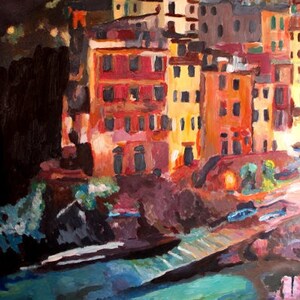 Magic Cinque Terre Night in Riomaggiore - Limited Edition Fine Art Print