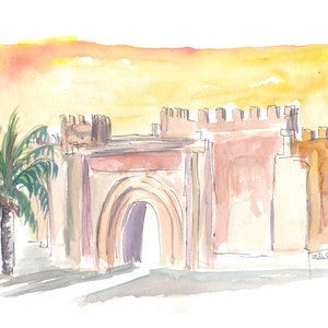 Taroudant Old Town Gate Morocco - Fine Art Print - Original available