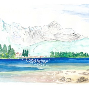 Eibsee wall art