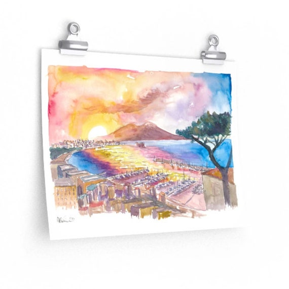 naples morning アクリル画 naples morning アクリル画