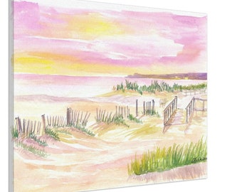 Dawn at the US Atlantic Coast near Hilton Head Island - Limited Edition Fine Art Print - Original Painting available