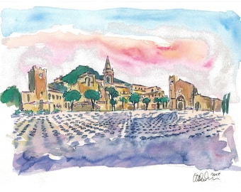 Sizilien Malerei Kunst Etsy