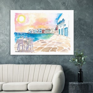 Romantic Sundowner in Picturesque Mykonos Little Venice With - Etsy