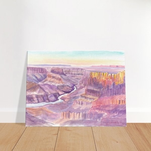 Grand Canyon Arizona Incredible Views of Rocks and River Colorado - Limited Edition Fine Art Print