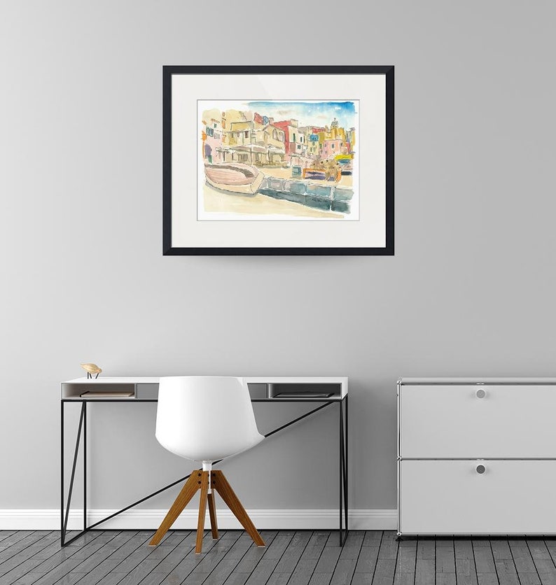 Procida Waterfront Peaceful Island in Italy Limited Edition - Etsy