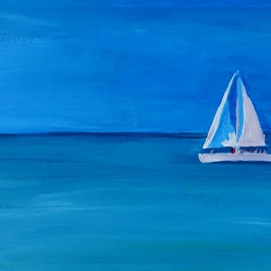 Set Sail On A White Boat In The Caribbean