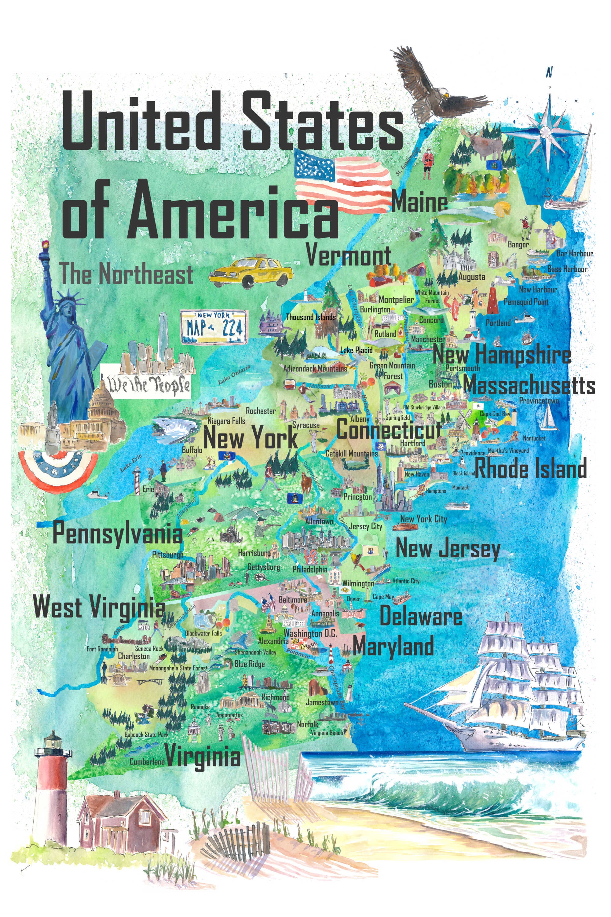 Northeast States In Usa