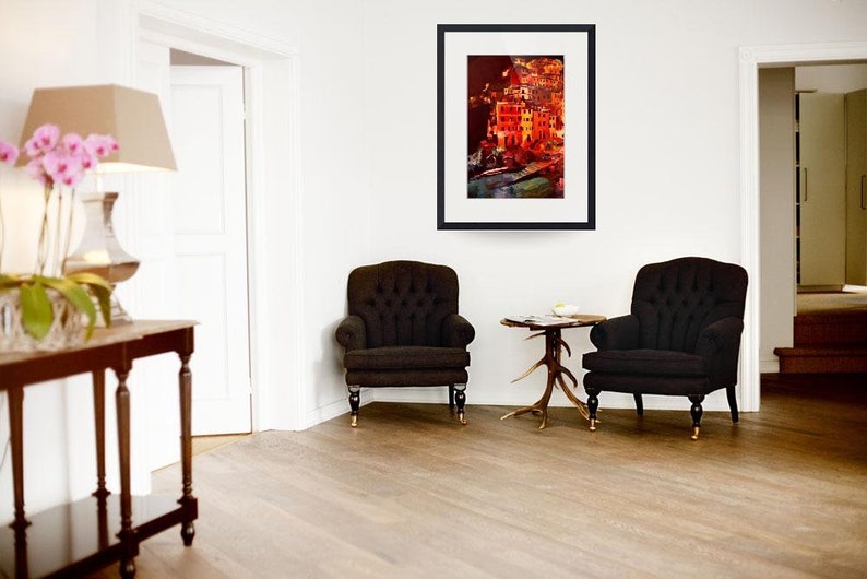 Magic Cinque Terre Night in Riomaggiore Limited Edition Fine Art Print