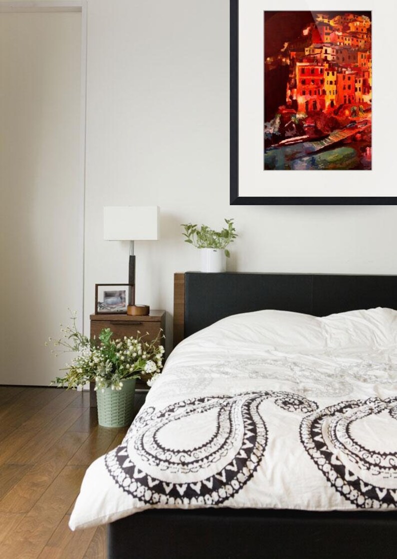 Magic Cinque Terre Night in Riomaggiore Limited Edition Fine Art Print