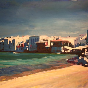 Picturesque Little Venice In Mykonos Greece - Limited Edition