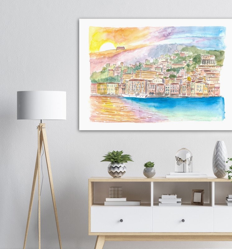 Villefranche-sur-mer Mediterranean Dreams on French Riviera - Limited ...