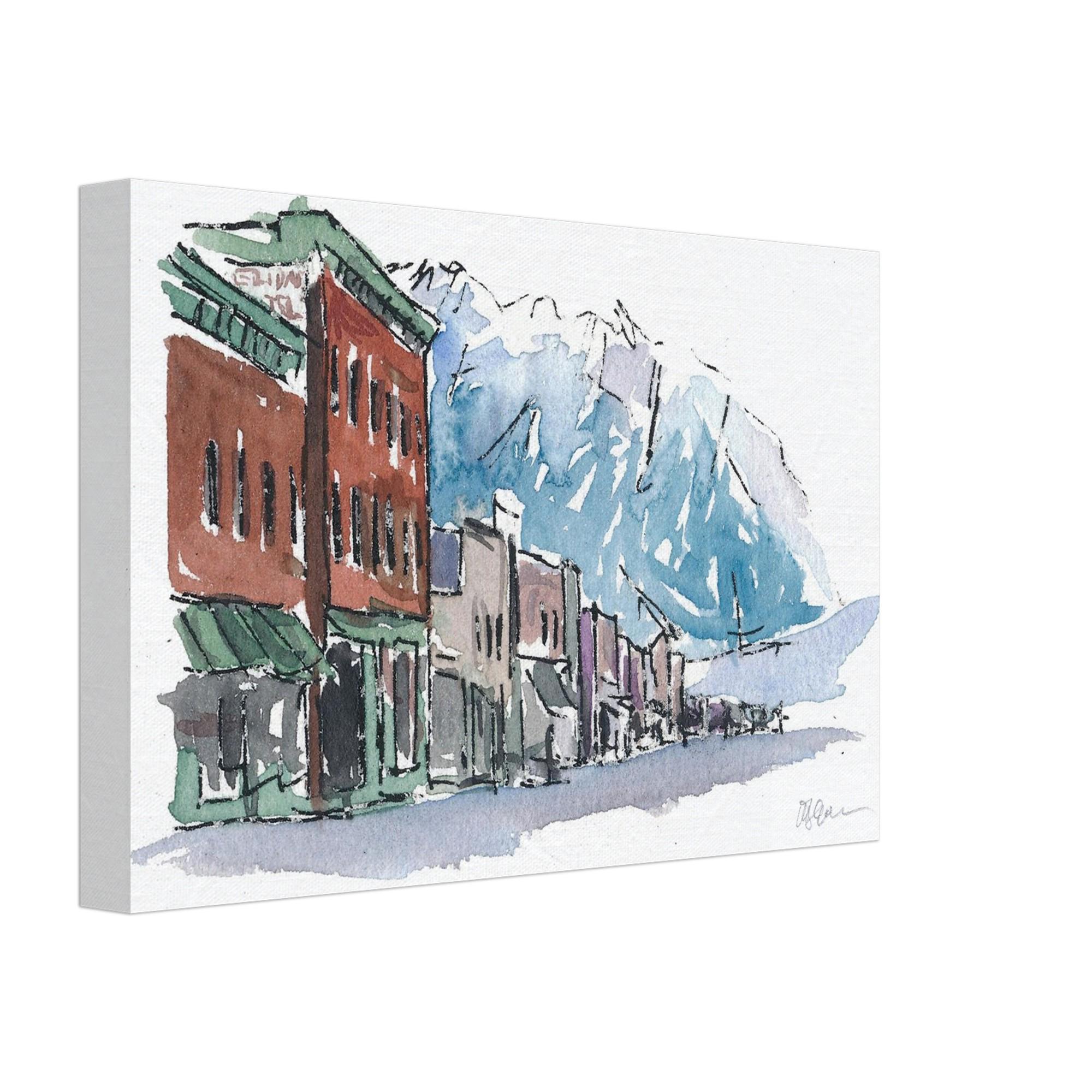 USA Impression Telluride Main Street Colorado - Limited Edition Fine ...