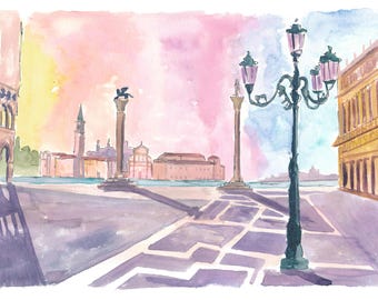 San Marco, Venice Art Print: Limited Edition Giclee, Signed