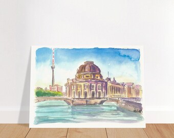 Berlin Germany Museum Island With Spree River - Limited Edition
