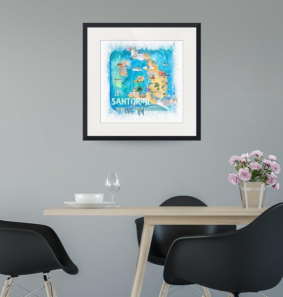 「サントリーニ島風景」ジャン・クロード・キリチ 額　リトグラフ 絵画　直筆サイン Yahoo!オークション -「ジャンクロードキリチ」の落札相場・落札価格