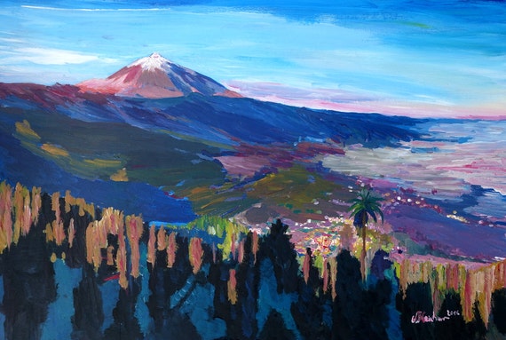 Teide Tenerife Spain Canary Islands Astonishing View Orotava