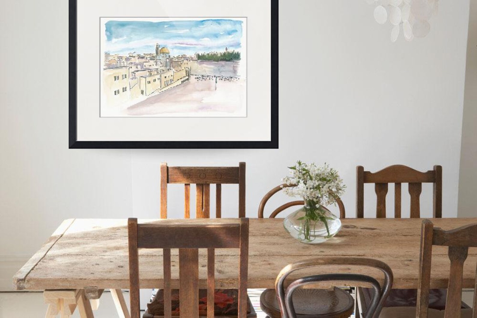 Jerusalem Temple Mount With Western Wall Limited Edition - Etsy