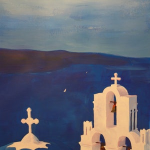 Enchanting Santorini, Greece View from Oia Limited Edition Fine Art Print image 2