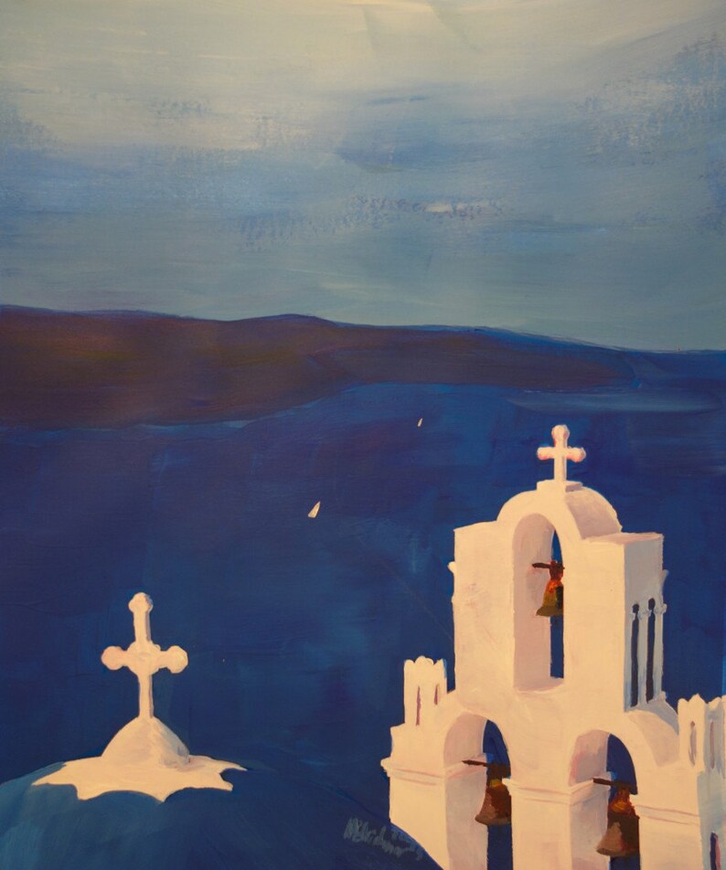 Enchanting Santorini, Greece View from Oia Limited Edition Fine Art Print image 2