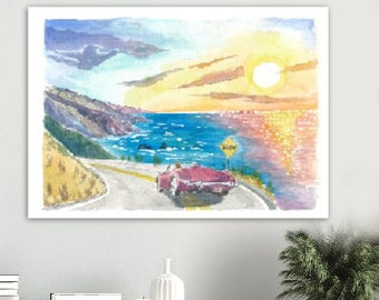 ビッグサー近郊の国道101号線と太平洋岸を巡るカリフォルニア・ロード