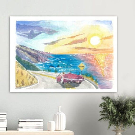 ビッグサー近郊の国道101号線と太平洋岸を巡るカリフォルニア・ロード