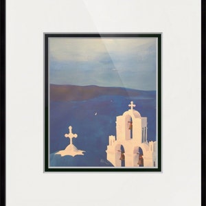 Enchanting Santorini, Greece View from Oia Limited Edition Fine Art Print image 1