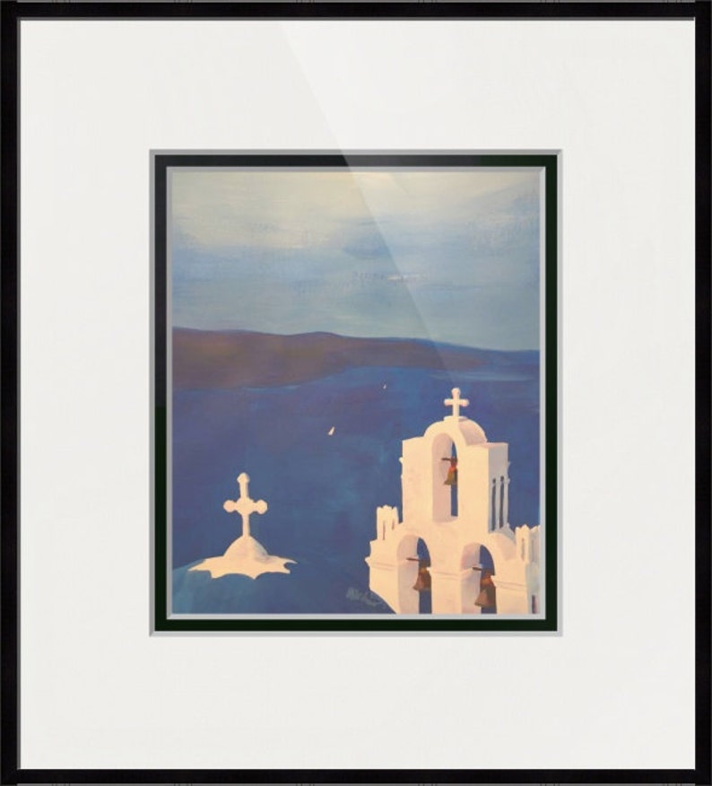 Enchanting Santorini, Greece View from Oia Limited Edition Fine Art Print image 1