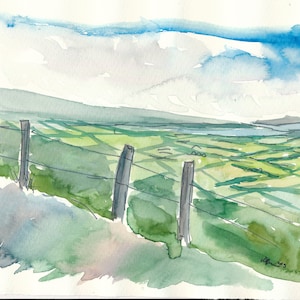 Ireland Dingle Peninsula Conor Pass County Kerry- Limited Edition Fine Art Print - Original Painting available