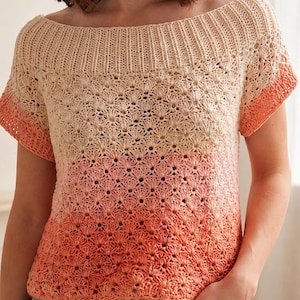 Crochet Mesh Top pattern Pdf, Easy summer Boho sweater, Cardigan Top pattern , Boho Beach Top,  Lace Crochet Top, English Tutorial Only