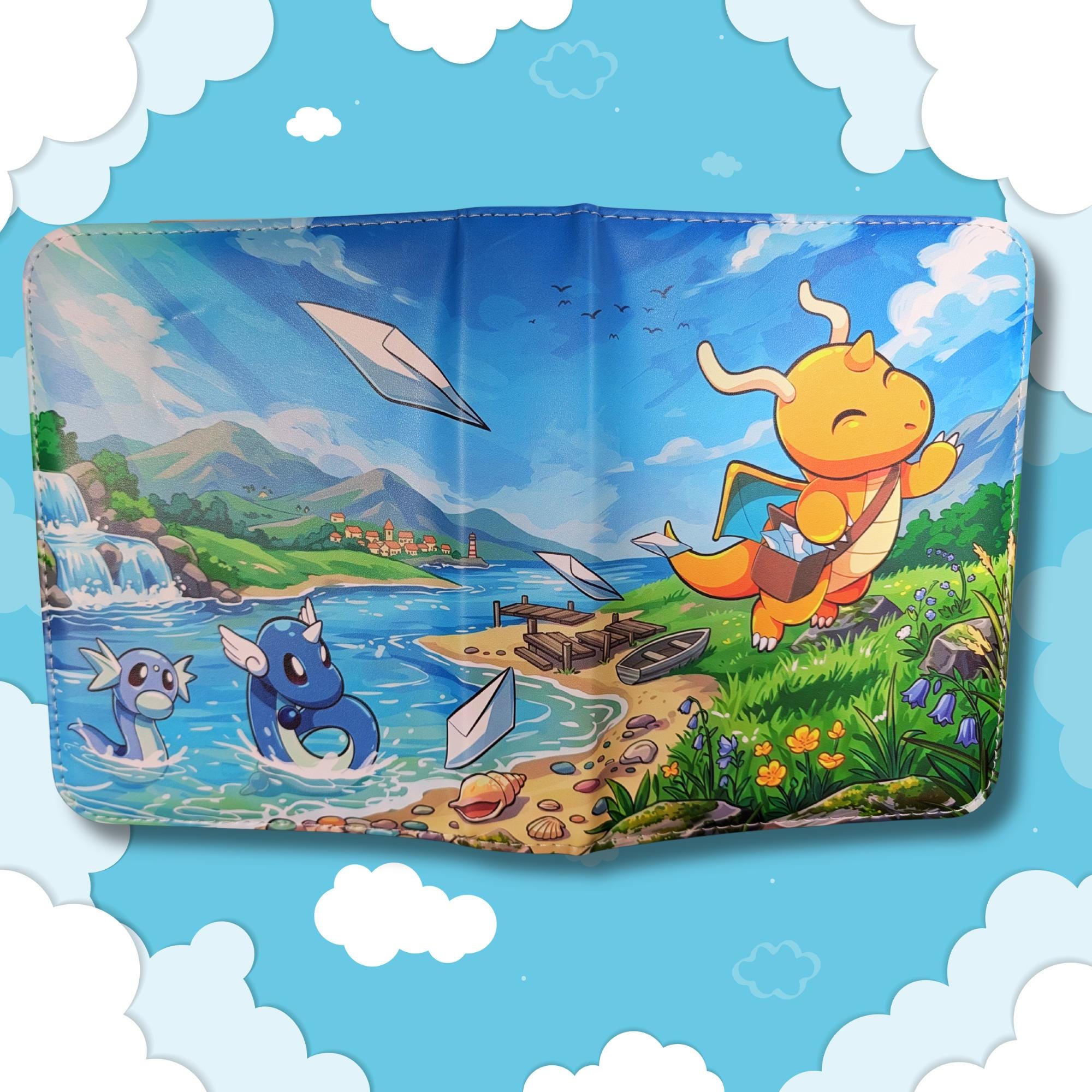 dragonite pokemon card binder Ultra-Pro 4-Pocket Binder/Portfolio ft. Rayquaza, and other Dragon-Type Monsters! (Album Holds 48-80 Cards) Toys & Games safe polypropylene pages pokemon trading card game binder
