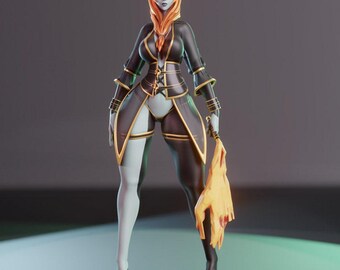 3D Model STL Figure – Resin Printer Diorama Printing