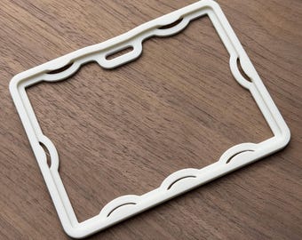 3x4 Badge Holder STL File | Fits GenCon Badge - Pattern 5: Minimalist