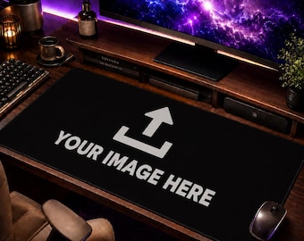 Alfombrilla de escritorio personalizada, alfombrilla de ratón antideslizante e impermeable, alfombrilla de ratón grande personalizada para juegos, alfombrilla de teclado con imagen de logotipo fotográfico, tapete de juego para TCG/MTG