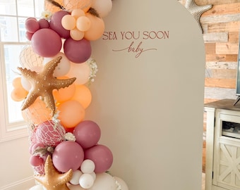 DIY Balloon Garland Kit | Sea You Soon Baby Shower Arch Decorations