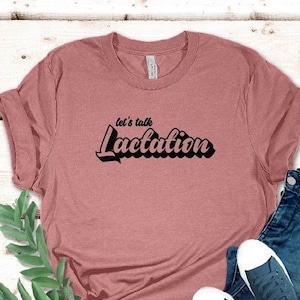 Let&#39;s Talk Stillzeit - T-shirt - Stillberater - Stillen - Hebamme Doula Stillshirt