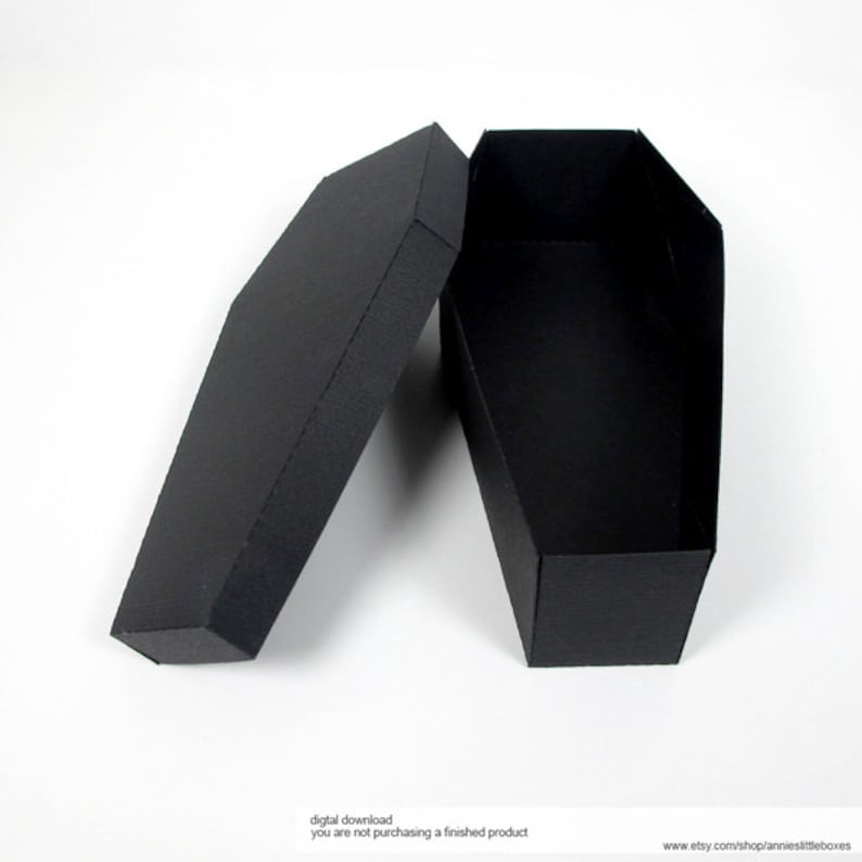 Coffin Shaped Box Etsy
