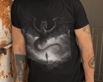 Dragon fantasy t-shirt, romantasy art tee, Fourth Wing inspired design