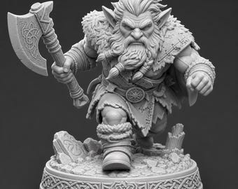 Week 5: Gnome Adventurers – 13 Class Miniatures | 32mm Scale | Fantasy RPG Characters for DnD & Tabletop