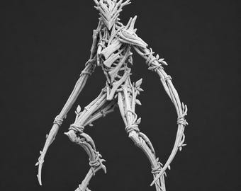Forest Horror Monster Pack 2 – NeedleFang, Fungal Hulk, Rotwood Ent, Verdant Devourer, Twigbound Scout | 50mm Resin Miniatures | DnD & TTRPG
