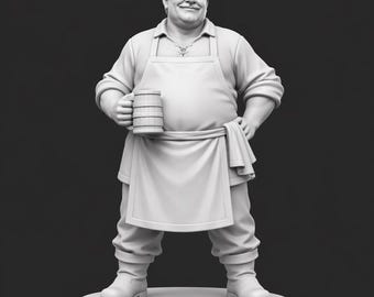 NPC Pack 1 – 32mm Fantasy Miniatures | Townsfolk, Adventurers & Quest Givers | Resin Tabletop RPG Minis
