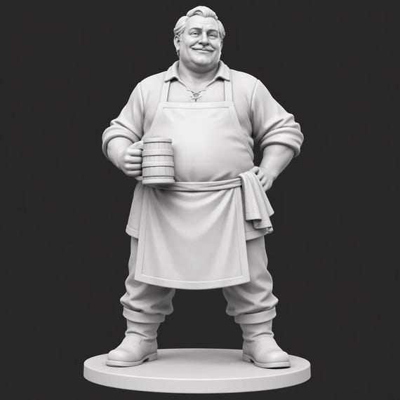 NPC Pack 1 – 32mm Fantasy Miniatures | Townsfolk, Adventurers & Quest Givers | Resin Tabletop RPG Minis