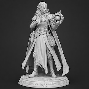Week 4: Elf Adventurers – 13 Class Miniatures | 32mm Scale | Fantasy RPG Characters for DnD & Tabletop