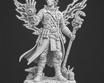 Settimana 1: Avventurieri Aasimar – 13 miniature di classe / Scala 32 mm / Personaggi fantasy per giochi di ruolo da tavolo e di D&D