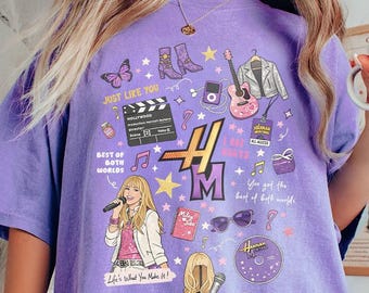 Hannah Montana 20Th Anniversary Comfort Colors Shirt, Disney Hannah Montana Tee, Hannah Montana Fan Gift