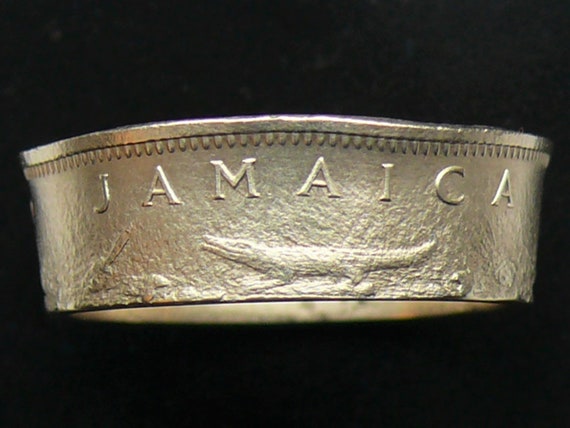 Size 6-13 Jamaica One Penny Coin Ring 