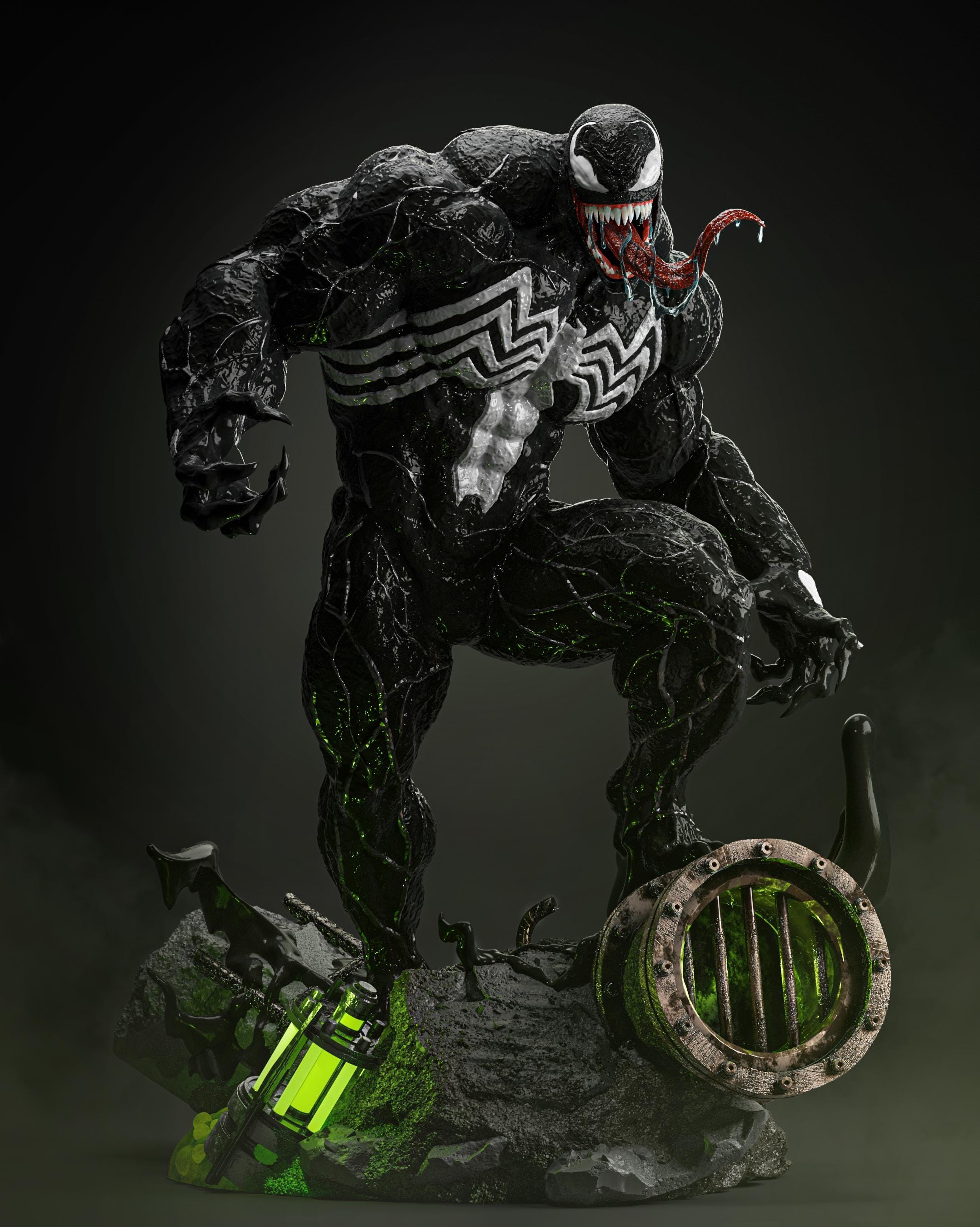 リーサルベノム　14ポンド VENOM MOTIVE モーティブ Marvel – Venom | Symbiote Dominion STL Statue | 3D Print Model